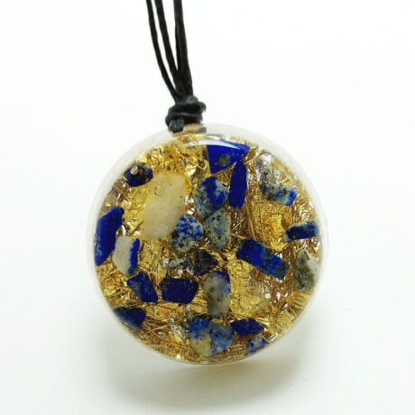Ogrlica s orgonitnim privjeskom lapis lazuli 1