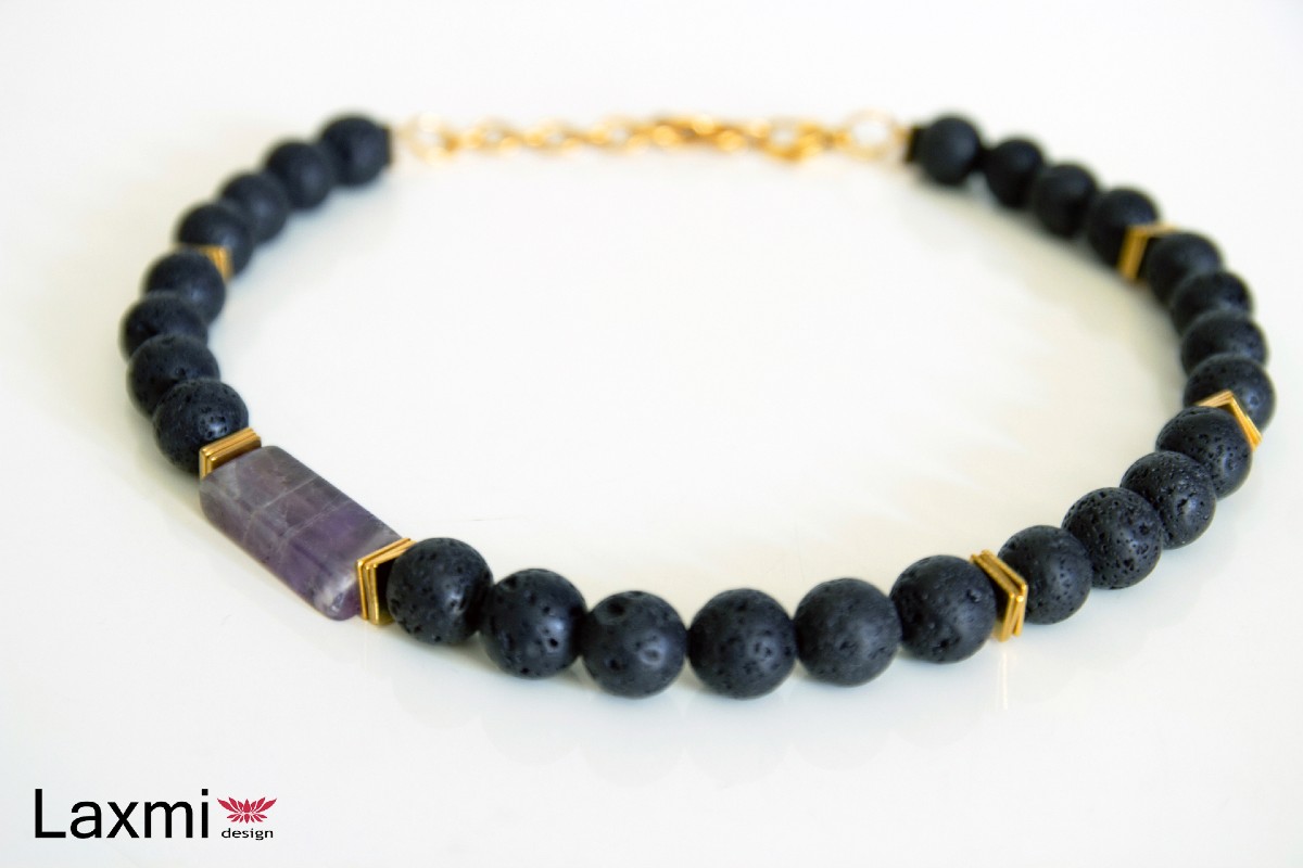 Ogrlica VIOLET FLAME – za ženu koja zrači snagom i elegancijom 1 Ogrlica VIOLET FLAME – za ženu koja zrači snagom i elegancijom